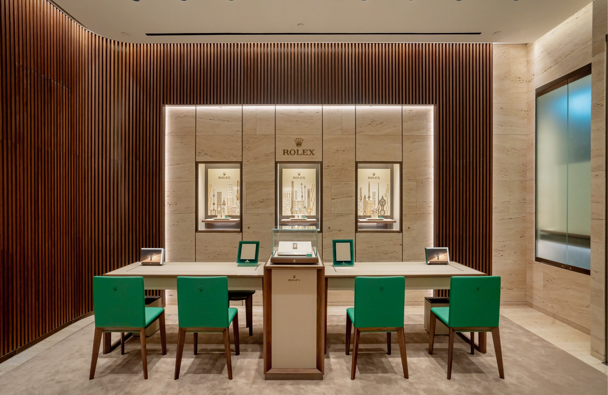 Rolex display at DeVons