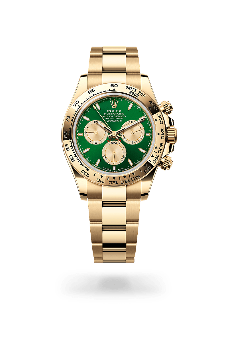 Rolex 
Cosmograph Daytona
Oyster, 40 mm, yellow gold
M126508-0008