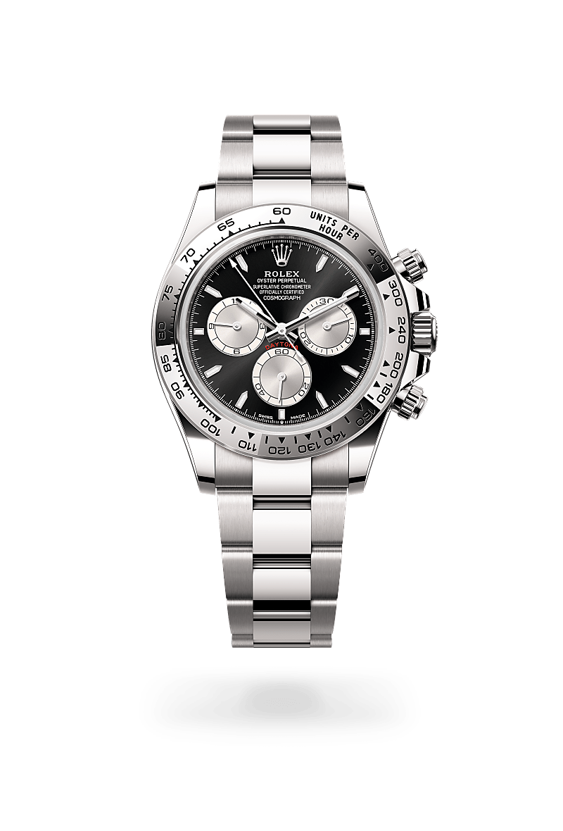 Rolex 
Cosmograph Daytona
Oyster, 40 mm, white gold
M126509-0001