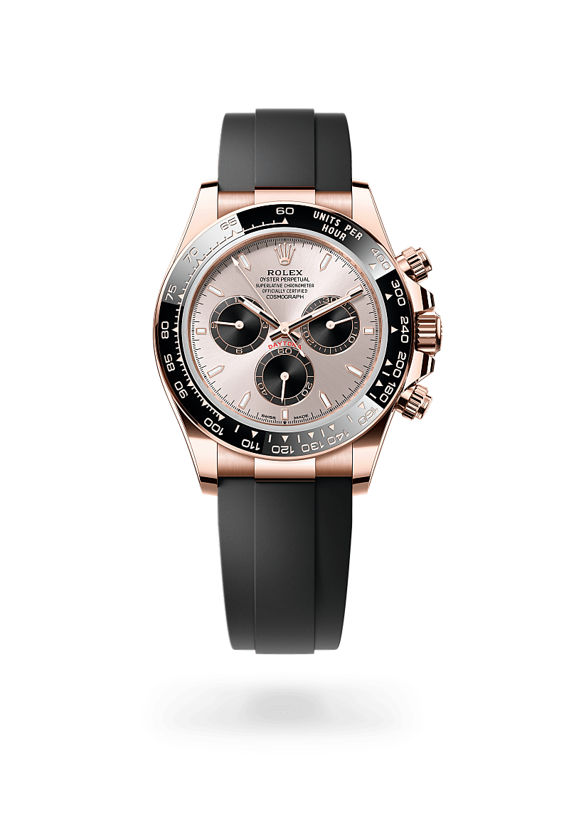 Rolex 
Cosmograph Daytona
Oyster, 40 mm, Everose gold
M126515LN-0006