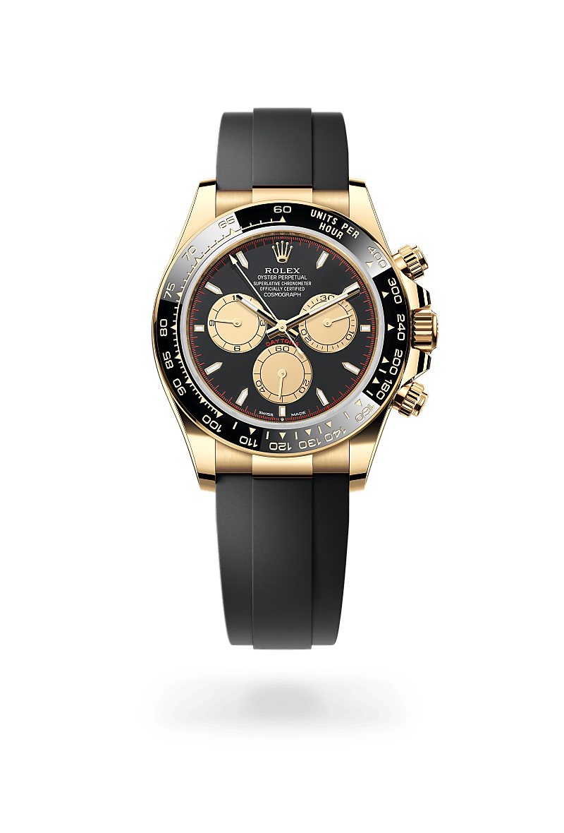 Rolex 
Cosmograph Daytona
Oyster, 40 mm, yellow gold
M126518LN-0004