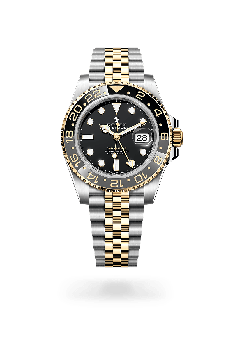 Rolex 
GMT-Master II
Oyster, 40 mm, Oystersteel and yellow gold
M126713GRNR-0001