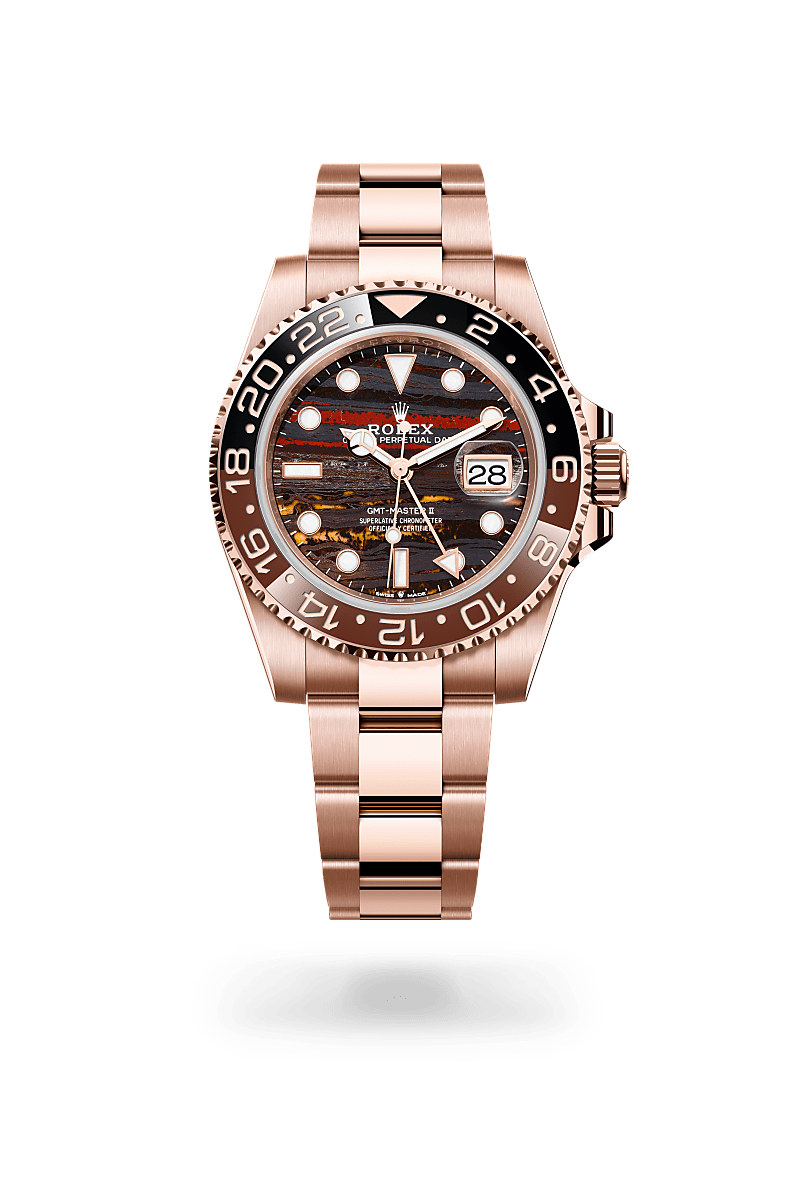 Rolex 
GMT-Master II
Oyster, 40 mm, Everose gold
M126715CHNR-0002
