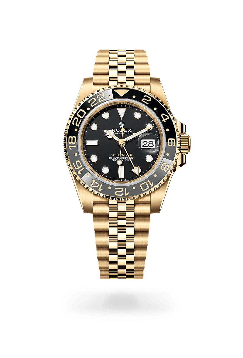 Rolex 
GMT-Master II
Oyster, 40 mm, yellow gold
M126718GRNR-0001