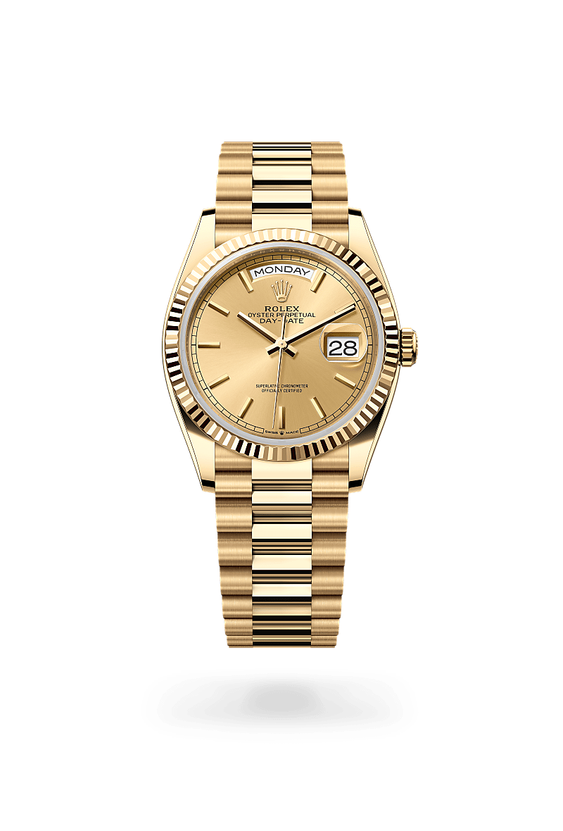 Rolex 
Day-Date 36
Oyster, 36 mm, yellow gold
M128238-0045