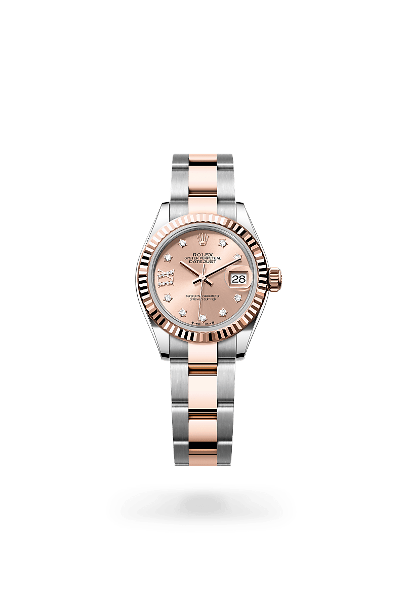 Rolex 
Lady-Datejust
Oyster, 28 mm, Oystersteel and Everose gold
M279171-0028
