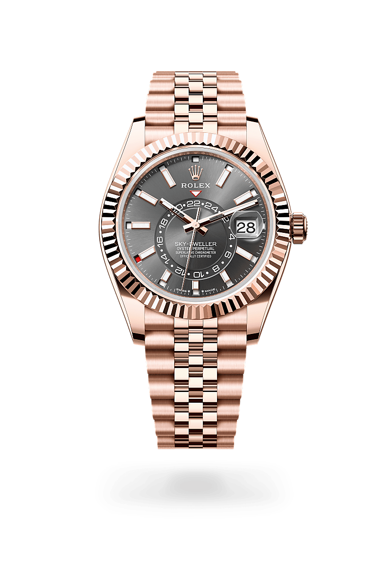 Rolex 
Sky-Dweller
Oyster, 42 mm, Everose gold
M336935-0008